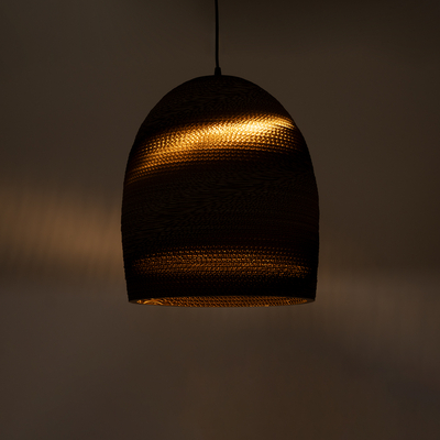 GLOBOSTAR® SANTORINI 01296 Boho Κρεμαστό Φωτιστικό Οροφής με Ντουί 1 x E27 AC 220-240V IP20 - Καφέ - Μ35 x Π35 x Υ40cm