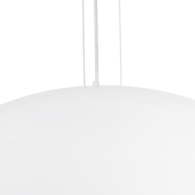 GLOBOSTAR® SERENIA 01273 Μοντέρνο Κρεμαστό Φωτιστικό Οροφής με Ντουί 1 x E27 AC 220-240V IP20 - Λευκό - Μ90 x Π90 x Y40cm