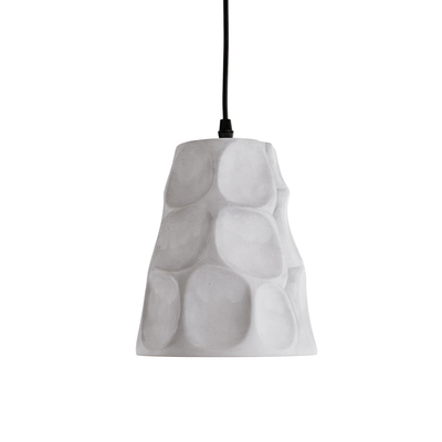 GLOBOSTAR® TRIBECA 01327 Μοντέρνο Κρεμαστό Φωτιστικό Οροφής με Ντουί 1 x E27 AC 220-240V IP20 - Γκρι - Μ18 x Π18 x Υ23cm