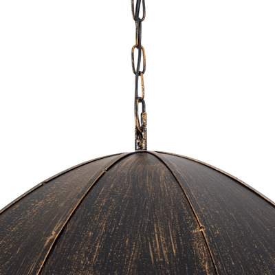 GLOBOSTAR® UMBRELLA 01406 Vintage Κρεμαστό Φωτιστικό Οροφής με Ντουί 5 x E27 AC 220-240V IP20 - Χάλκινο - Μ60 x Π60 x Y65cm