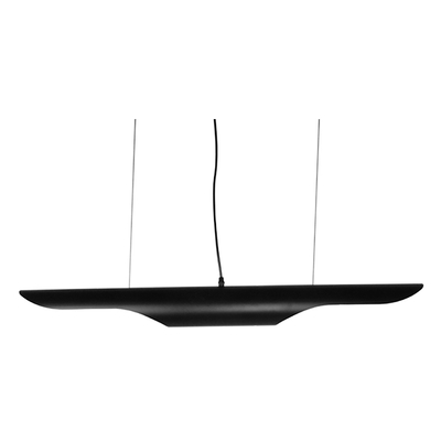 GLOBOSTAR® ESTERINA 01473 Μοντέρνο Κρεμαστό Φωτιστικό Οροφής με Ντουί 2 x E27 AC 220-240V IP20 - Μαύρο & Χρυσό - Μ100 x Π10 x Y10cm