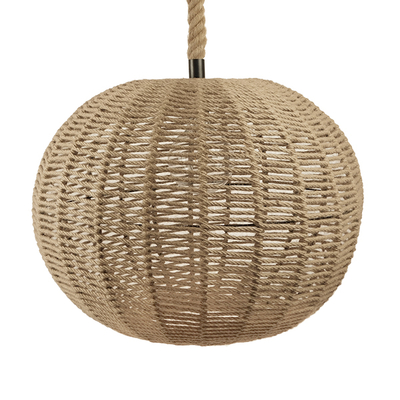 GLOBOSTAR® MANDALA 01593 Vintage Κρεμαστό Φωτιστικό Οροφής με Ντουί 1 x E27 AC 220-240V IP20 - Μπεζ - Μ60 x Π60 x Υ45cm