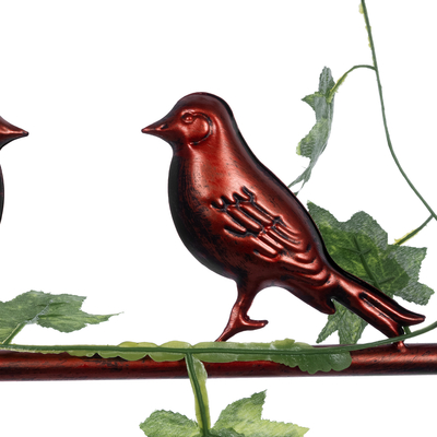 GLOBOSTAR® NEST 01642 Vintage Κρεμαστό Φωτιστικό Οροφής με Ντουί 1 x E27 AC 220-240V IP20 - Χάλκινο & Πράσινο - Μ48 x Π38 x Y40cm