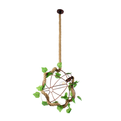 GLOBOSTAR® BRADLEY 01661 Vintage Κρεμαστό Φωτιστικό Οροφής με Ντουί 1 x E27 AC 220-240V IP20 - Πολύχρωμο - Μ42 x Π42 x Y42cm