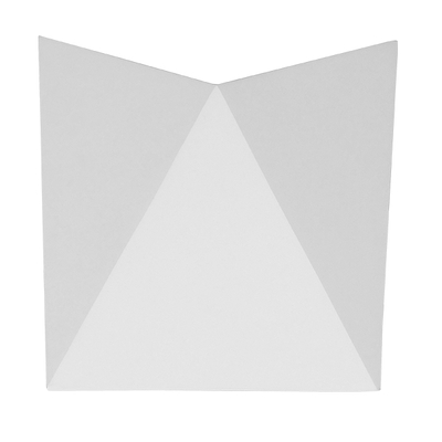 GLOBOSTAR® STEALTH 96503 Μοντέρνο Φωτιστικό Τοίχου - Απλίκα LED 10W 1200lm 60° AC 220-240V Αδιάβροχο IP65 Ψυχρό Λευκό 6000K - Bridgelux COB Chip & TÜV SÜD Driver - Λευκό Ματ - Μ17 x Π7.5 x Υ17cm - 5 Χρόνια Εγγύηση