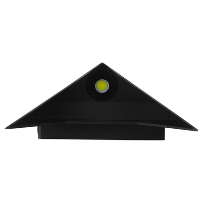 GLOBOSTAR® STEALTH 96506 Μοντέρνο Φωτιστικό Τοίχου - Απλίκα LED 10W 1200lm 60° AC 220-240V Αδιάβροχο IP65 Ψυχρό Λευκό 6000K - Bridgelux COB Chip & TÜV SÜD Driver - Μαύρο Ματ - Μ17 x Π7.5 x Υ17cm - 5 Χρόνια Εγγύηση