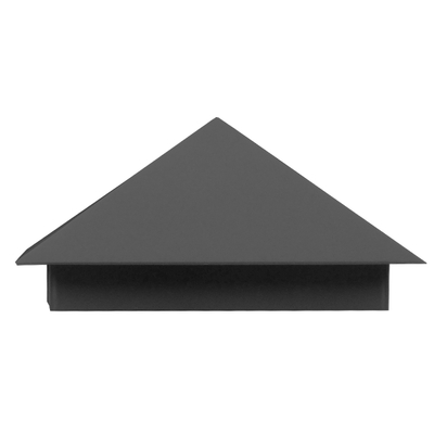 GLOBOSTAR® STEALTH 96509 Μοντέρνο Φωτιστικό Τοίχου - Απλίκα LED 10W 1200lm 60° AC 220-240V Αδιάβροχο IP65 Ψυχρό Λευκό 6000K - Bridgelux COB Chip & TÜV SÜD Driver - Γκρι Ανθρακί Ματ - Μ17 x Π7.5 x Υ17cm - 5 Χρόνια Εγγύηση