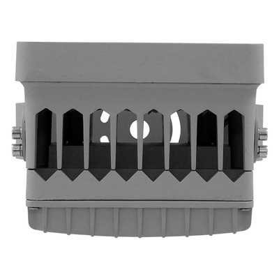 GLOBOSTAR® FLOODXENA 05023 Προβολέας Σποτ Wall Washer LED 24W 2760lm 10° AC 220-240V Αδιάβροχο IP65 Φυσικό Λευκό 4500K - Bridgelux SMD Chip - Γκρι Ανθρακί - Μ18 x Π13.5 x Υ18cm - 3 Χρόνια Εγγύηση