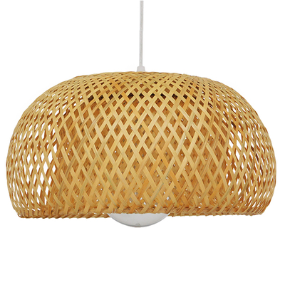 GLOBOSTAR® SAN TROPEZ 01626 Boho Κρεμαστό Φωτιστικό Οροφής με Ντουί 1 x E27 AC 220-240V IP20 - Μπεζ - Μ38 x Π38 x Υ22cm