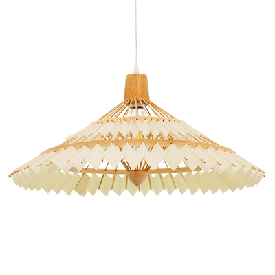 GLOBOSTAR® VENTALIA 00896 Boho Κρεμαστό Φωτιστικό Οροφής με Ντουί 1 x E27 AC 220-240V IP20 - Μπεζ - Μ60 x Π60 x Υ30cm