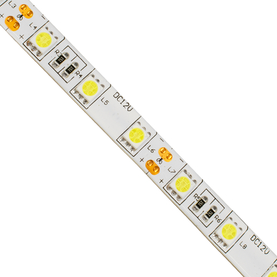 GLOBOSTAR® LUMAR 70120 Ταινία LED 14.4W/m 1584lm/m 120° DC 12V Αδιάβροχη IP65 60 x SMD5050 Chip/m Ψυχρό Λευκό 6000K Dimmable - Μ500 x Π1 x Υ0.2cm - Ρολό 5 Μέτρων - 5 Χρόνια Εγγύηση