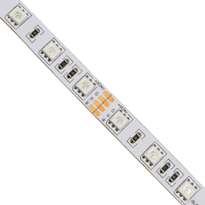 GLOBOSTAR® LUMAR 70229 Ταινία LED 14.4W/m 864lm/m 120° DC 24V IP20 60 x SMD5050 Chip/m Πολύχρωμο RGB Dimmable - Μ500 x Π1 x Υ0.2cm - Ρολό 5 Μέτρων - 5 Χρόνια Εγγύηση