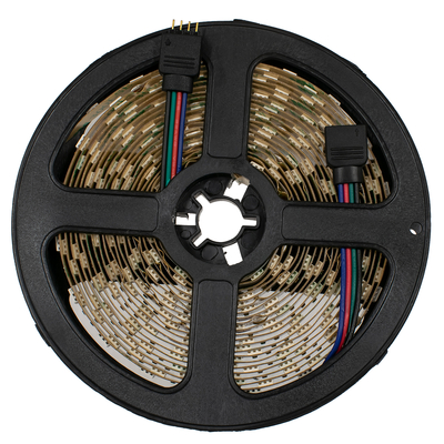 GLOBOSTAR® LUMAR 70229 Ταινία LED 14.4W/m 864lm/m 120° DC 24V IP20 60 x SMD5050 Chip/m Πολύχρωμο RGB Dimmable - Μ500 x Π1 x Υ0.2cm - Ρολό 5 Μέτρων - 5 Χρόνια Εγγύηση