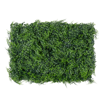 GLOBOSTAR® LEYLAND 78413 Τεχνητό Πάνελ Φυλλωσιάς / Κάθετος Κήπος Λέιλαντ & Νάνος Κισσός - Πράσινο - Μ60 x Υ9 x Π40cm