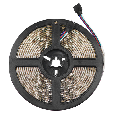 GLOBOSTAR® LUMAR 70129 Ταινία LED 14.4W/m 864lm/m 120° DC 12V Αδιάβροχη IP65 60 x SMD5050 Chip/m Πολύχρωμο RGB Dimmable - Μ500 x Π1 x Υ0.2cm - Ρολό 5 Μέτρων - 5 Χρόνια Εγγύηση