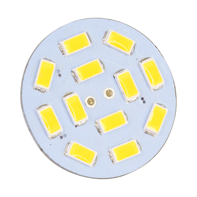GLOBOSTAR® G4BACK 76102 Λάμπα G4 LED 4.5W 450lm 120° DC 12-24V IP20 Ψυχρό Λευκό 6000K Dimmable - Sanan SMD Chip - Back Pin - Μ3 x Π3 x Υ0.8cm - 2 Χρόνια Εγγύηση