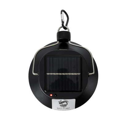 GLOBOSTAR® SOLARLAMP 71487 Λάμπα LED 15W 1500lm 180° DC 5V Powerbank με φορτιστή USB, Φωτοβολταϊκό Panel 5V 1W & Επαναφορτιζόμενη Μπαταρία Li-ion 3.2V 1700mAh IP20 Ψυχρό Λευκό 6000K - Μ12 x Π12 x Υ5cm - 2 Χρόνια Εγγύηση