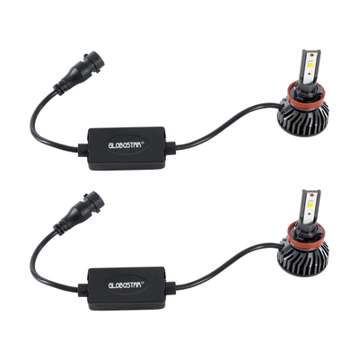 GloboStar® 82028 H16 F2 Line KIT Βασικού Φωτισμού Αυτοκινήτου & Φορτηγού 3rd Generation Can-Bus Series LED CREE CXB COB 30/60W 7000lm DC 12V Αδιάβροχο IP65 Ψυχρό Λευκό 6000K