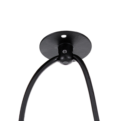 GLOBOSTAR® CELEST 00789 Μοντέρνο Κρεμαστό Φωτιστικό Οροφής με Ντουί 1 x G9 AC 220-240V IP20 - Μαύρο & Λευκό - Μ20 x Π20 x Υ26.5cm