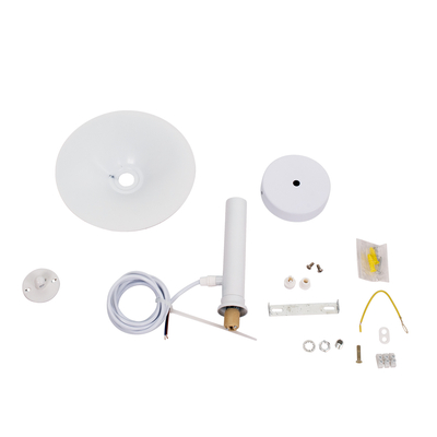 GLOBOSTAR® CELEST 00790 Μοντέρνο Κρεμαστό Φωτιστικό Οροφής με Ντουί 1 x G9 AC 220-240V IP20 - Λευκό - Μ20 x Π20 x Υ26.5cm