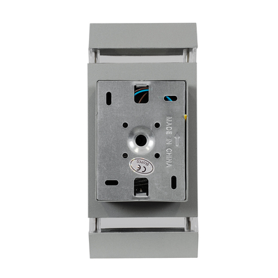 GLOBOSTAR® QUATRO 77895 Μοντέρνο Φωτιστικό Τοίχου - Απλίκα με Ντουί 2 x GU10 AC 220-240V Αδιάβροχο IP65 - Γκρι Ματ - Μ11 x Π10 x Υ25.5cm