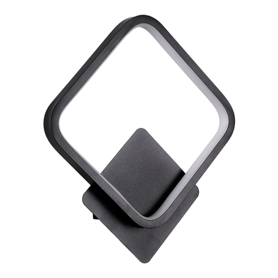 GLOBOSTAR® LENA 61079 Μοντέρνο Φωτιστικό Τοίχου - Απλίκα LED 12W 1440lm 300° AC 220-240V IP20 Ρυθμιζόμενο Λευκό CCT με On/Off 2700K/4500K/6000K - Lumileds SMD Chip - Μαύρο Ματ - Μ25 x Π5.5 x Υ29.5cm - 3 Χρόνια Εγγύηση