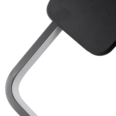 GLOBOSTAR® MARY 61082 Μοντέρνο Κρεμαστό Φωτιστικό Οροφής LED 12W 1440lm 300° AC 220-240V IP20 Ρυθμιζόμενο Λευκό CCT με On/Off 2700K/4500K/6000K - Lumileds SMD Chip - Μαύρο - Μ20 x Π2.3 x Υ28.5cm - 3 Χρόνια Εγγύηση