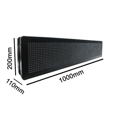 GLOBOSTAR® DISPLAY 90303 Κυλιόμενη Ψηφιακή Επιγραφή P10 Διπλής Όψης LED AC 220-240V Αδιάβροχο IP65 Μπλε - WiFi Control μέσω FK APP - Αισθητήρας Θερμοκρασίας & Υγρασίας - Μ104 x Π12 x Υ20cm - 2 Χρόνια Εγγύηση