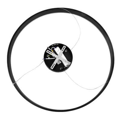 GLOBOSTAR® VENOM 61179 Μοντέρνο Κρεμαστό Φωτιστικό Οροφής LED 67W 7863lm 120° AC 220-240V IP20 Ρυθμιζόμενο Λευκό CCT με Χειριστήριο από 2700K έως 6000K Dimmable - Lumileds SMD Chip - Μαύρο Ματ - Μ80 x Π80 x Υ6.5cm - 3 Χρόνια Εγγύηση