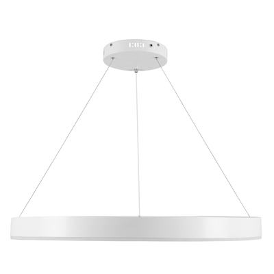 GLOBOSTAR® VENOM 61180 Μοντέρνο Κρεμαστό Φωτιστικό Οροφής LED 67W 7863lm 120° AC 220-240V IP20 Ρυθμιζόμενο Λευκό CCT με Χειριστήριο από 2700K έως 6000K Dimmable - Lumileds SMD Chip - Λευκό Ματ - Μ80 x Π80 x Υ6.5cm - 3 Χρόνια Εγγύηση