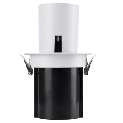 GLOBOSTAR® VIRGO-B 60310 Χωνευτό Κινούμενο Downlight Σποτ LED 20W 2600lm 36° AC 220-240V IP20 Φυσικό Λευκό 4500K - Bridgelux COB Chip & TÜV SÜD Driver - Λευκό & Μαύρο Ματ - Μ13.5 x Π13.5 x Υ14cm / Q11.5cm - 5 Χρόνια Εγγύηση