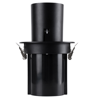 GLOBOSTAR® VIRGO-B 60313 Χωνευτό Κινούμενο Downlight Σποτ LED 20W 2500lm 36° AC 220-240V IP20 Θερμό Λευκό 2700K - Bridgelux COB Chip & TÜV SÜD Driver - Μαύρο Ματ - Μ13.5 x Π13.5 x Υ14cm / Q11.5cm - 5 Χρόνια Εγγύηση