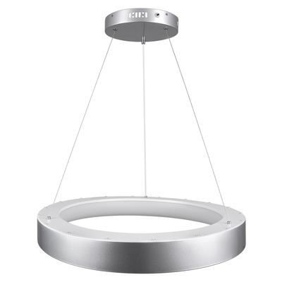 GLOBOSTAR® SALEM 61246 Μοντέρνο Κρεμαστό Φωτιστικό Οροφής LED 105W 12075lm 120° AC 220-240V IP20 Ρυθμιζόμενο Λευκό CCT με Χειριστήριο από 2700K έως 6000K Dimmable - Lumileds SMD Chip - Γκρι - Μ60 x Π60 x Υ7cm - 3 Χρόνια Εγγύηση