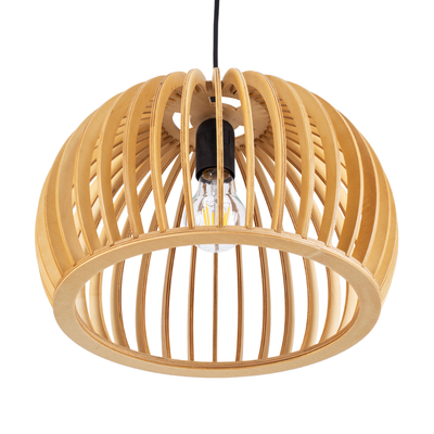 GLOBOSTAR® SCANDINAVIA 01698 Boho Κρεμαστό Φωτιστικό Οροφής με Ντουί 1 x E27 AC 220-240V IP20 - Μπεζ - Μ33 x Π33 x Υ20cm