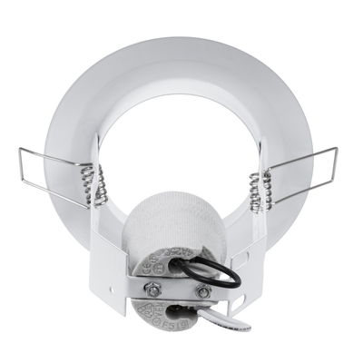 GLOBOSTAR® ACIDA 77844 Χωνευτή Βάση για Σποτ R63 με Ντουί E27 IP20 - Λευκό - Μ11 x Π11 x Υ11cm / Q9cm