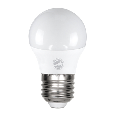 GLOBOSTAR® SPHERE 60018 Λάμπα E27 G45 LED 4W 400lm 260° AC 220-240V IP20 Ψυχρό Λευκό 6000K - Lumileds SMD Chip - Λευκό Γαλακτερό - Μ4.5 x Π4.5 x Υ7.8cm - 3 Χρόνια Εγγύηση