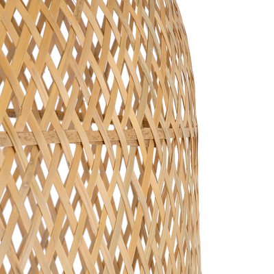 GLOBOSTAR® CALERO 00670 Boho Κρεμαστό Φωτιστικό Οροφής με Ντουί 1 x E27 AC 220-240V IP20 - Μπεζ - Μ60 x Π60 x Y120cm