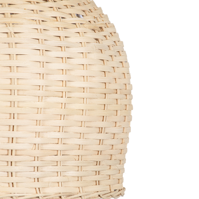 GLOBOSTAR® BERMUDA 01709 Boho Κρεμαστό Φωτιστικό Οροφής με Ντουί 1 x E27 AC 220-240V IP20 - Μπεζ - Μ50 x Π50 x Y34cm