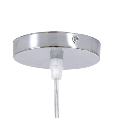 GLOBOSTAR® COMORES 01727 Boho Κρεμαστό Φωτιστικό Οροφής με Ντουί 1 x E27 AC 220-240V IP20 - Μπεζ - Μ40 x Π40 x Y20cm