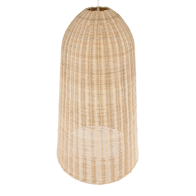 GLOBOSTAR® FAROL 01746 Boho Κρεμαστό Φωτιστικό Οροφής με Ντουί 1 x E27 AC 220-240V IP20 - Μπεζ - Μ60 x Π60 x Y100cm