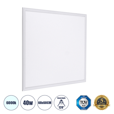 GLOBOSTAR® PANELETI 60206 Χωνευτό Panel Οροφής 60x60 LED 40W 4000lm 120° UGR