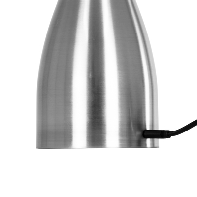 GloboStar® DOLLY 76468 Επαναφορτιζόμενο Επιτραπέζιο Φωτιστικό Πορτατίφ LED 1.5W 105lm 120° DC 5V IP44 CCT Ultra Θερμό 1500K - Φυσικό Λευκό 4500K - Ψυχρό Λευκό 6000K Dimmable Ασημί & Λευκό Πλαστικό - Μ9 x Π9 x Υ21cm - 2 Χρόνια Εγγύηση