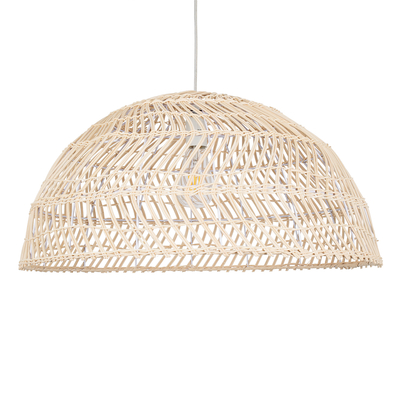 GLOBOSTAR® COMORES 01728 Boho Κρεμαστό Φωτιστικό Οροφής με Ντουί 1 x E27 AC 220-240V IP20 - Μπεζ - Μ60 x Π60 x Y29cm