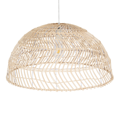 GLOBOSTAR® COMORES 01728 Boho Κρεμαστό Φωτιστικό Οροφής με Ντουί 1 x E27 AC 220-240V IP20 - Μπεζ - Μ60 x Π60 x Y29cm