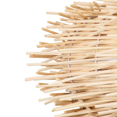 GLOBOSTAR® MINORCA 01731 Boho Κρεμαστό Φωτιστικό Οροφής με Ντουί 1 x E27 AC 220-240V IP20 - Μπεζ - Μ60 x Π60 x Y35cm