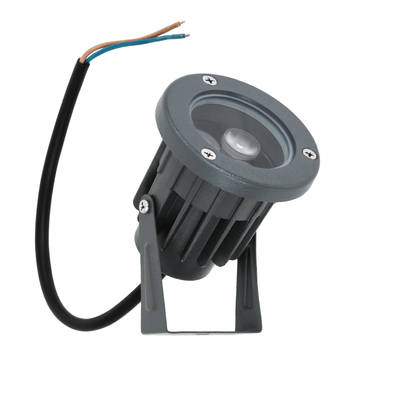 GLOBOSTAR® TREETZINA 90351 Φωτιστικό Σποτ για Φυτά - Δέντρα με Βάση Κήπου / Καρφωτό LED 3W 330lm 10° DC 24V Αδιάβροχο IP65 Θερμό Λευκό 2700K Dimmable - Bridgelux SMD Chip - Γκρι Ανθρακί - Μ10.5 x Π7.5 x Υ7.5cm - 3 Χρόνια Εγγύηση