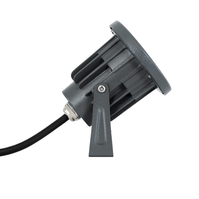 GLOBOSTAR® TREETZINA 90351 Φωτιστικό Σποτ για Φυτά - Δέντρα με Βάση Κήπου / Καρφωτό LED 3W 330lm 10° DC 24V Αδιάβροχο IP65 Θερμό Λευκό 2700K Dimmable - Bridgelux SMD Chip - Γκρι Ανθρακί - Μ10.5 x Π7.5 x Υ7.5cm - 3 Χρόνια Εγγύηση