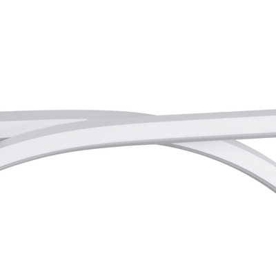 GLOBOSTAR® ROME 61295 Μοντέρνο Κρεμαστό Φωτιστικό Οροφής LED 24W 2640lm 200° AC 220-240V IP20 Ρυθμιζόμενο Λευκό CCT με On/Off 2700K/4500K/6000K - Lumileds SMD Chip - Λευκό Ματ - Μ65.5 x Π4 x Υ33cm - 3 Χρόνια Εγγύηση