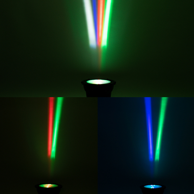 GloboStar® FLOOD-AION 90227 Προβολέας Wall Washer Special Water Effect - Ειδικού Εφέ Νερού LED 40W 2400lm 15° DC 24V Αδιάβροχο IP65 L35.5 x W31.5 x H16.5cm RGBW DMX512 - Γκρι Ανθρακί - 3 Years Warranty