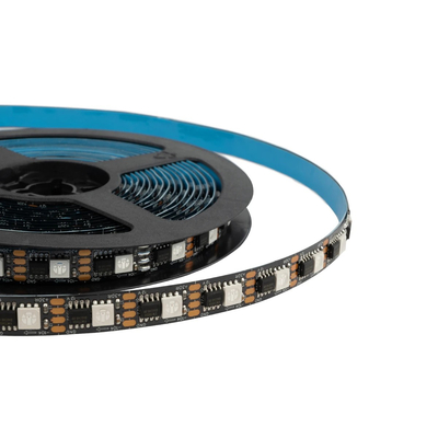 GLOBOSTAR® DIGIPRO 90604 Ψηφιακή Pixel Addressable Ταινία LED 14.4W/m 1152lm/m 120° DC 12V IP20 60 x SMD5050 Chip/m 60 x Pixel/m Πολύχρωμο RGB Dimmable SPI/TTL Protocol IC TM1812 - Μ500 x Π1 x Υ0.2cm - Ρολό 5 Μέτρων - 5 Χρόνια Εγγύηση
